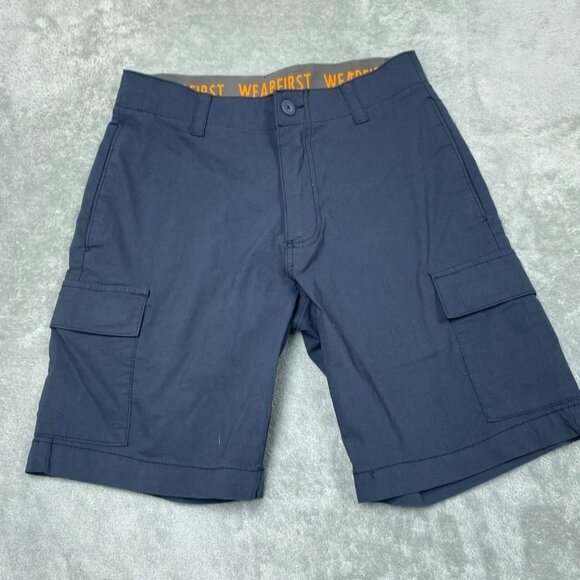 Wearfirst Cargo Shorts Mens Size 30 Navy Blue Lightweight Durable a0875 - Picture 1 of 6